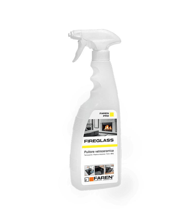Faren FIREGLASS - Pulitore per Vetroceramica, Stufe e Camini 750 ml