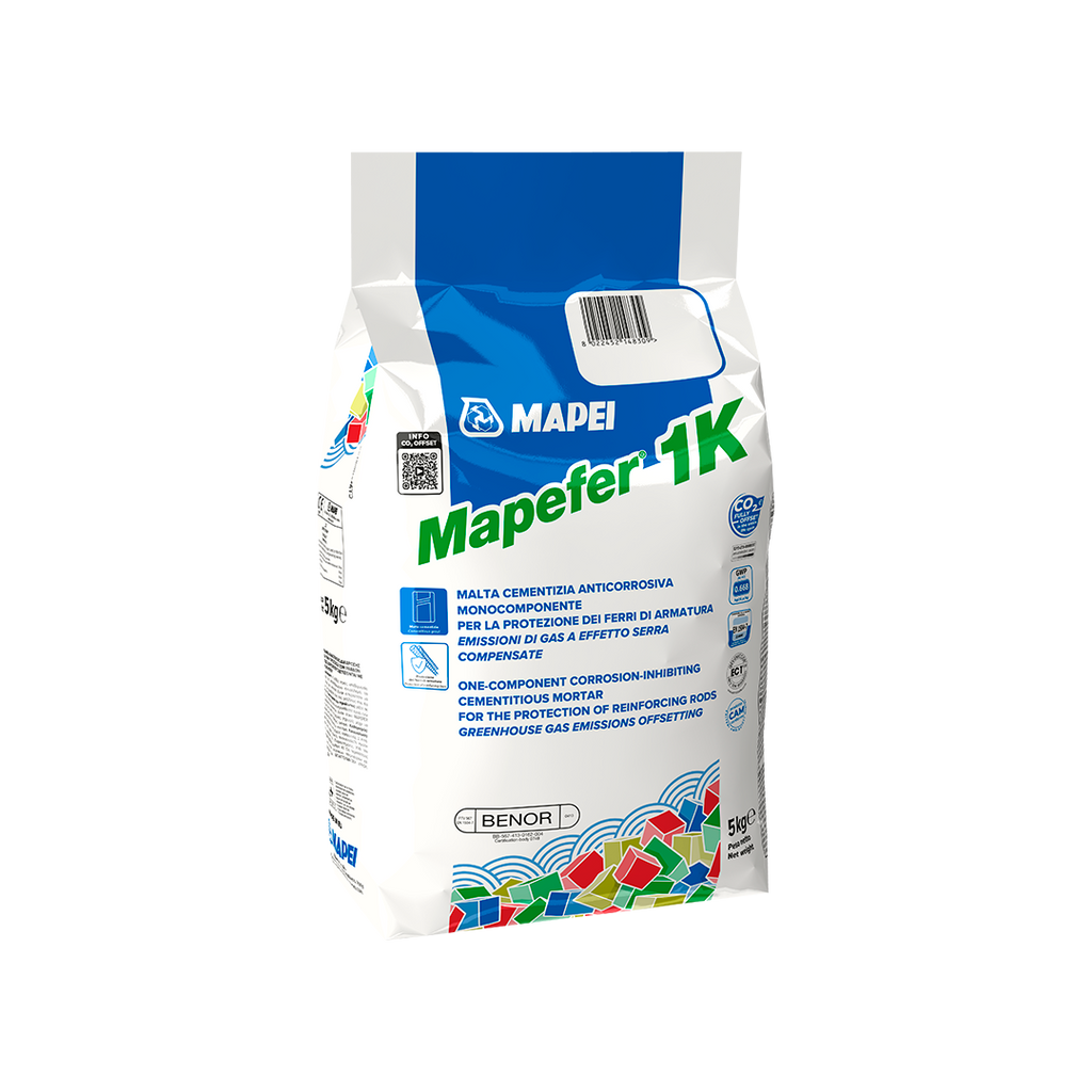 Mapei Mapefer 1K Zero Malta Anticorrosiva Monocomponente 5 kg