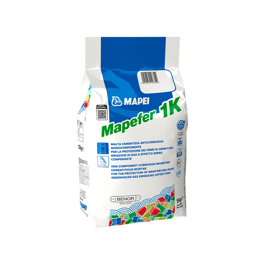 Mapei Mapefer 1K Zero Malta Anticorrosiva Monocomponente 5 kg
