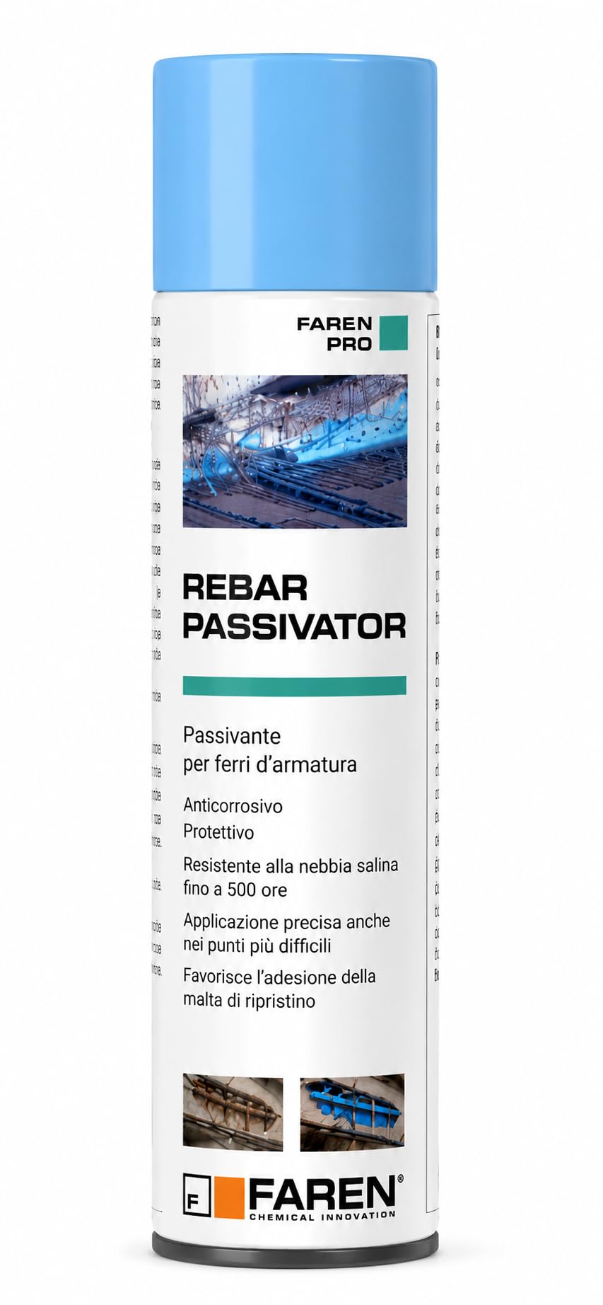 Faren Rebar Passivator Anticorrosivo per Ferri d’Armatura 500 ml