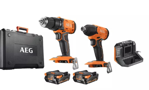 JP18I2-202C Kit con Trapano a Percussione 18V, Avvitatore a Impulsi, 2 Batterie 2.0Ah, BL18S 18V Caricabatteri