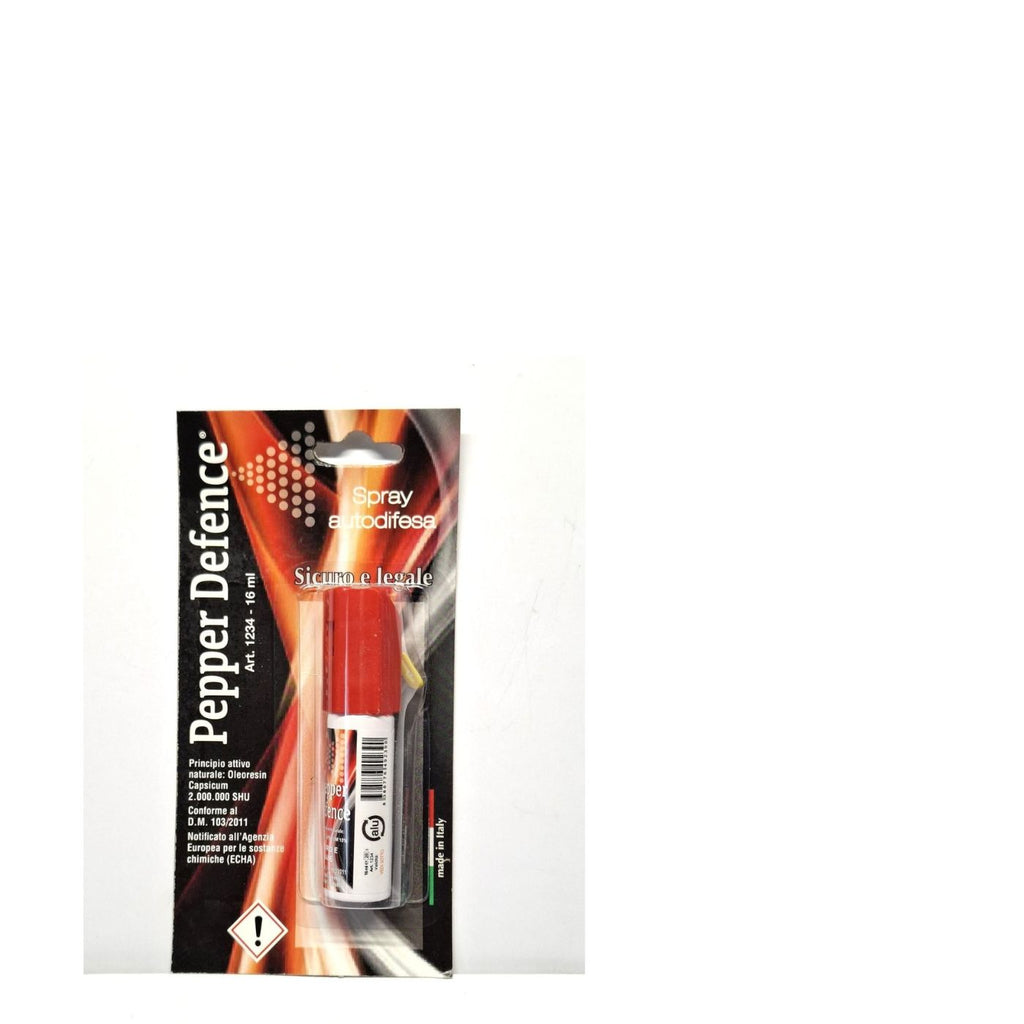 PEPPER DEFENCE - Spray Antiaggressione al Peperoncino Tascabile (16 ml)