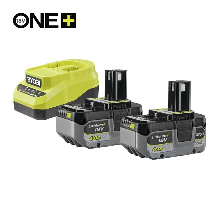 Kit Energia 2 Batterie + Caricatore Rc18120A-240X Ryobi