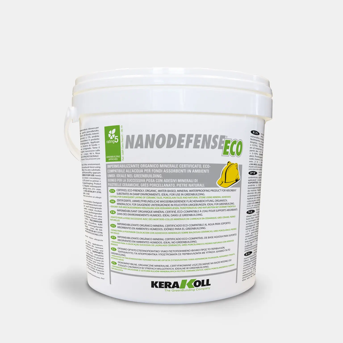 Nanodefense Eco Kerakoll 5 kg - Impermeabilizzante Organico Minerale