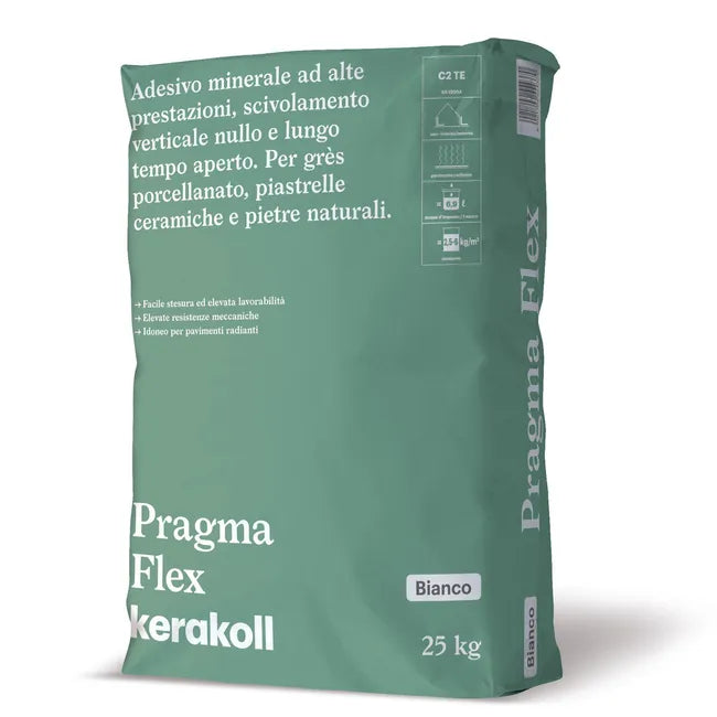 Kerakoll Pragma Flex - Colla per Piastrelle in Polvere 25 kg Bianco