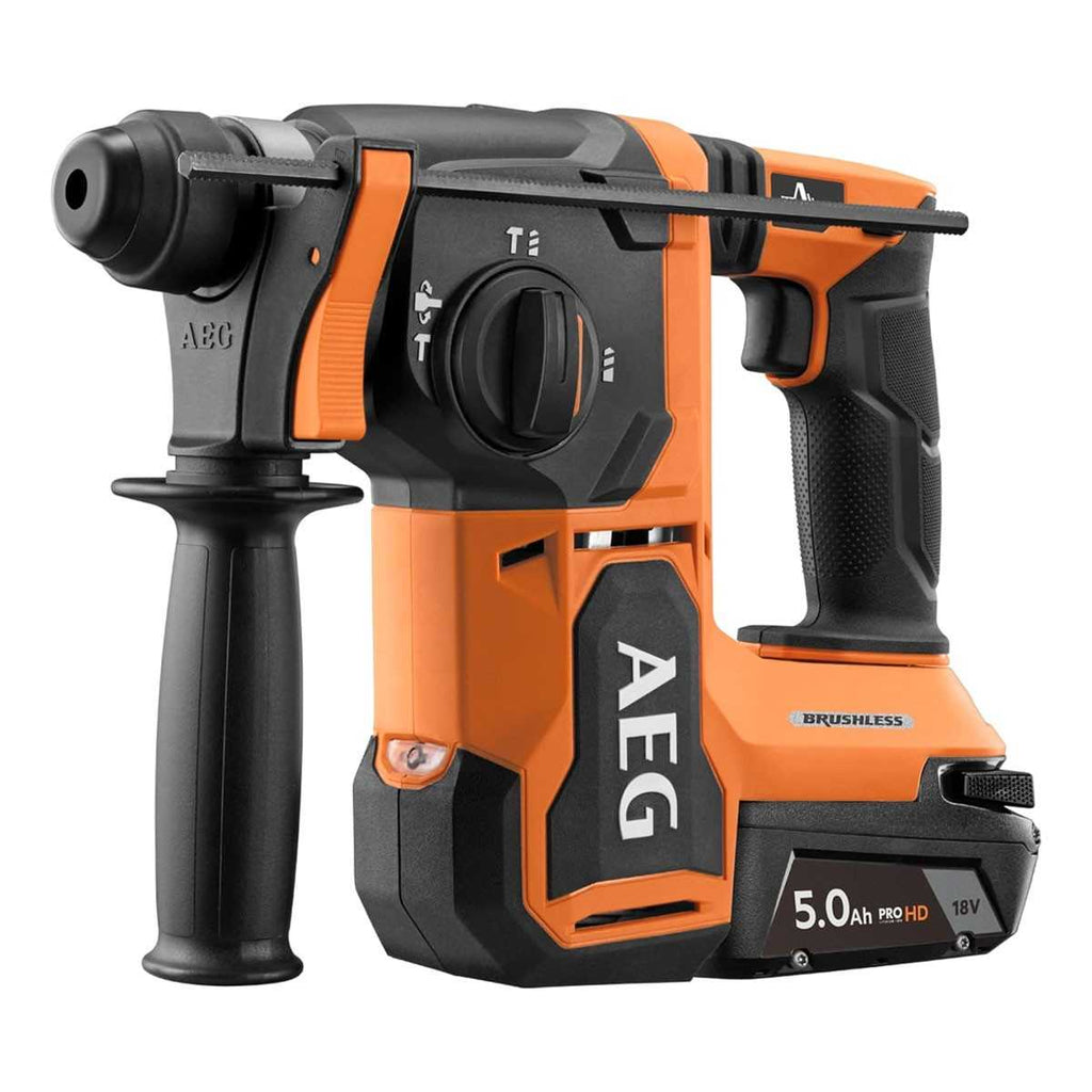 TASSELLATORE SDS-PLUS BRUSHLESS 18V (IN DOTAZIONE 2 BATTERIE, CARICABATTERIE, VALIGIETTA) AEG